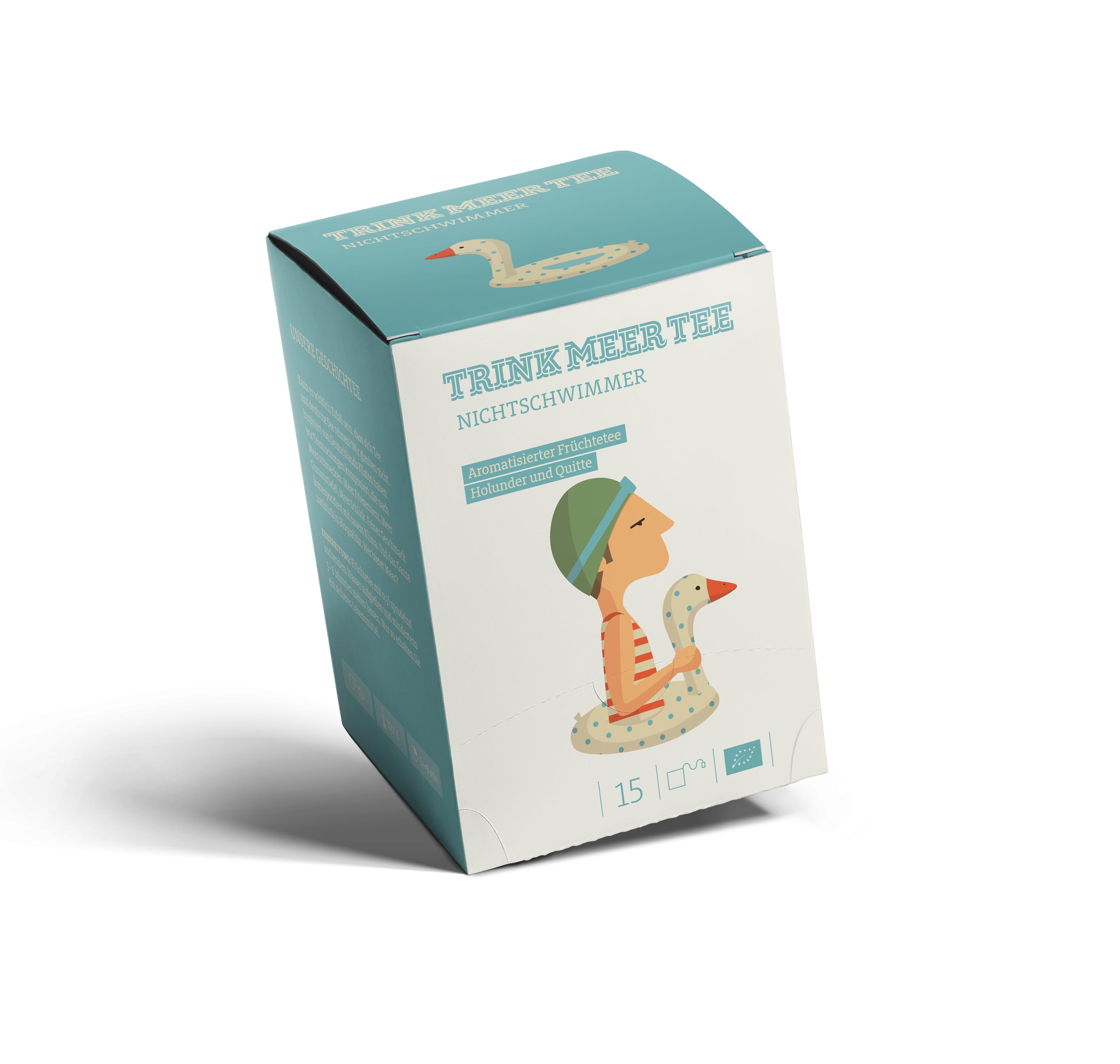 Teebeutel "Nichtschwimmer" - Früchtetee TRINK MEER TEE