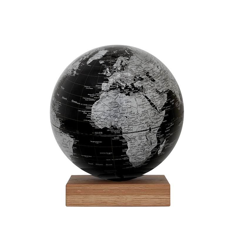 Tischglobus Platon Oak Black