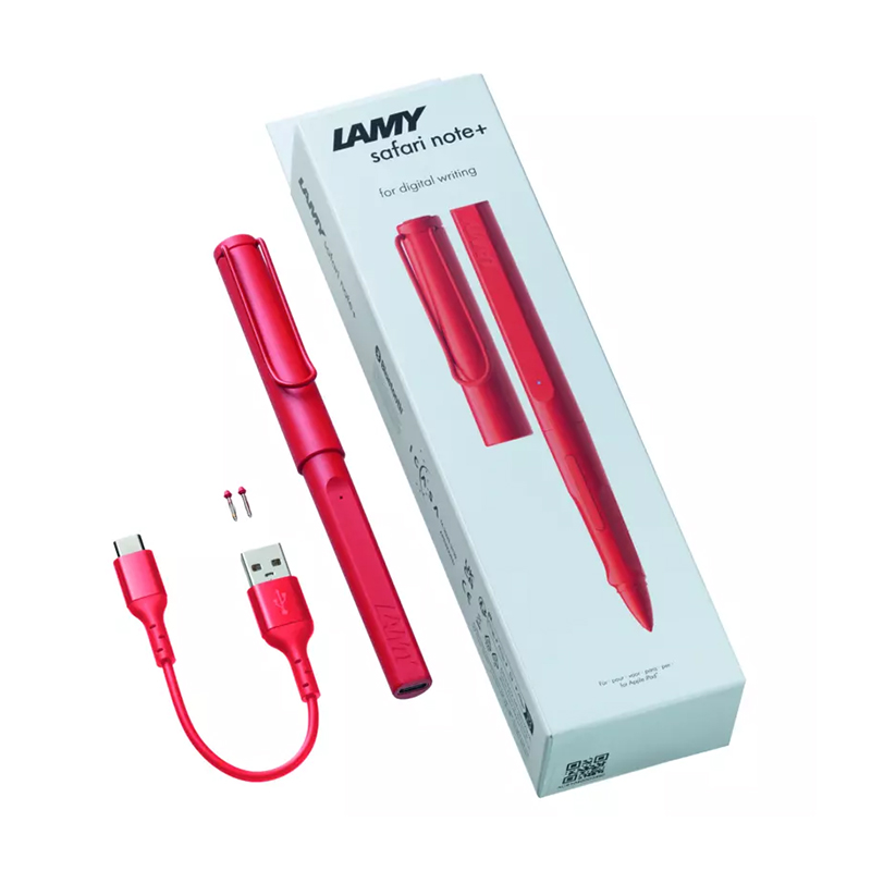 Lamy stylus pen safari note+ - red für das Apple iPad