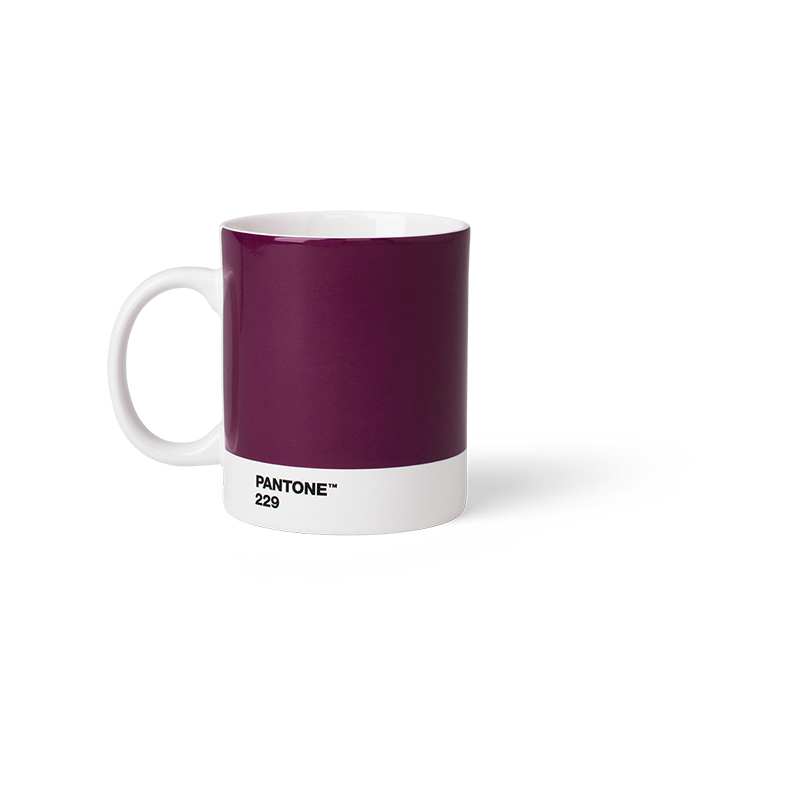 Pantone Porzellan-Becher aubergine 229