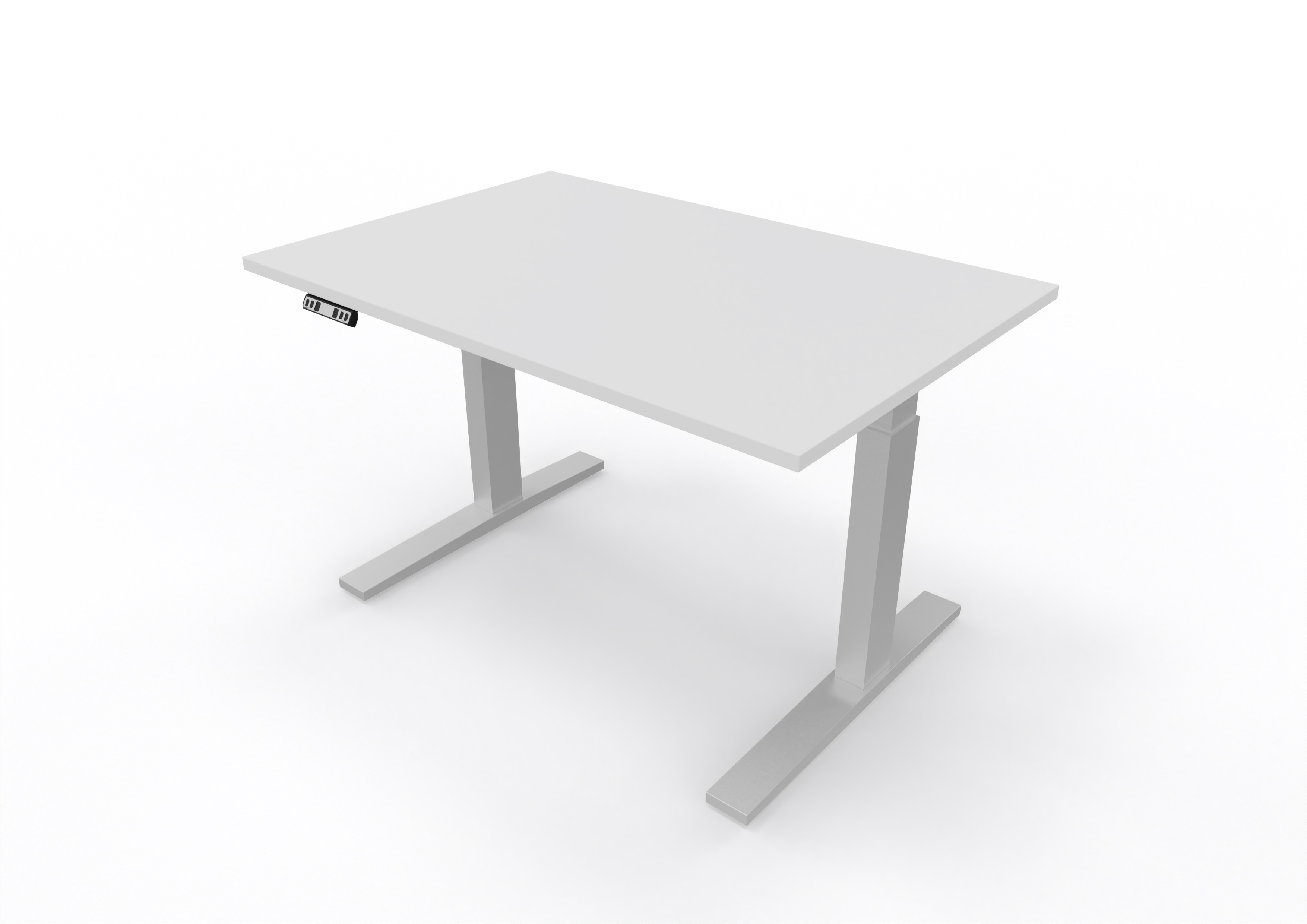 Schreibtisch B: 120 cm, 70-120 cm, Office, elektrisch höheneinstellbar 