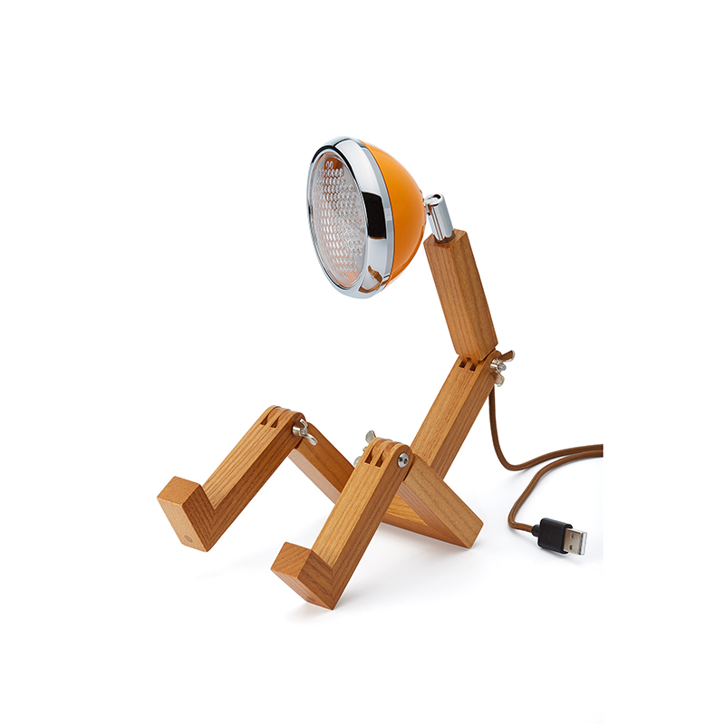 Mini Mr. Wattson, Tischlampe LED - Orange