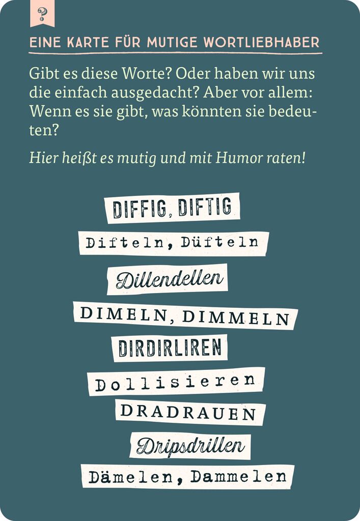Das grosse Quiz der vergessenen Wörter