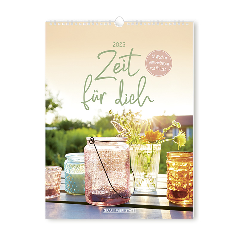 Wochenkalender 2025 - Zeit für dich