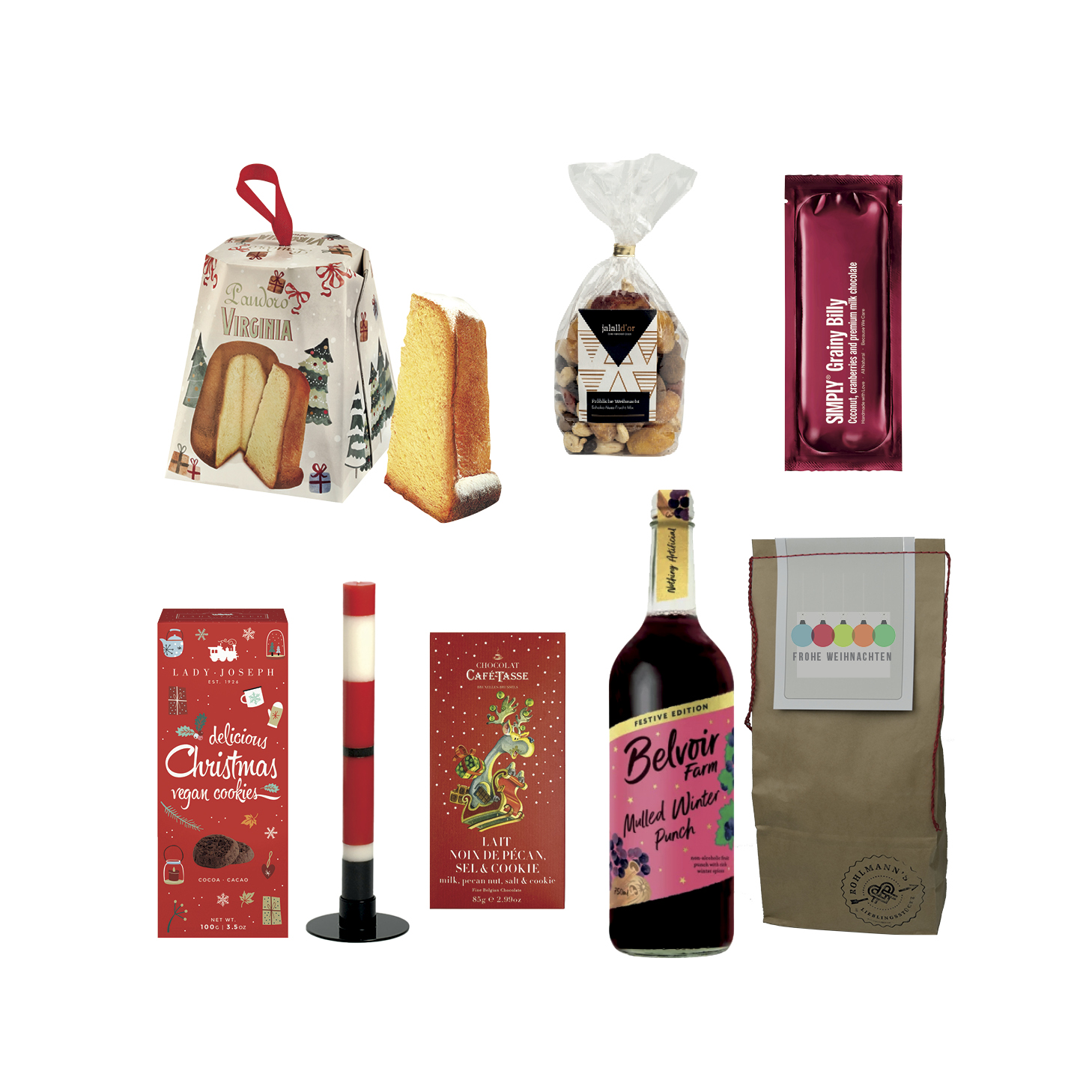Geschenkset "Ho Ho Ho" Geschenktüte