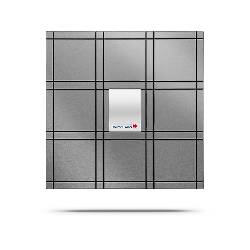 Pixel MONDRIAN Einsteckrahmen für Fotos und Postkarten Aluminium