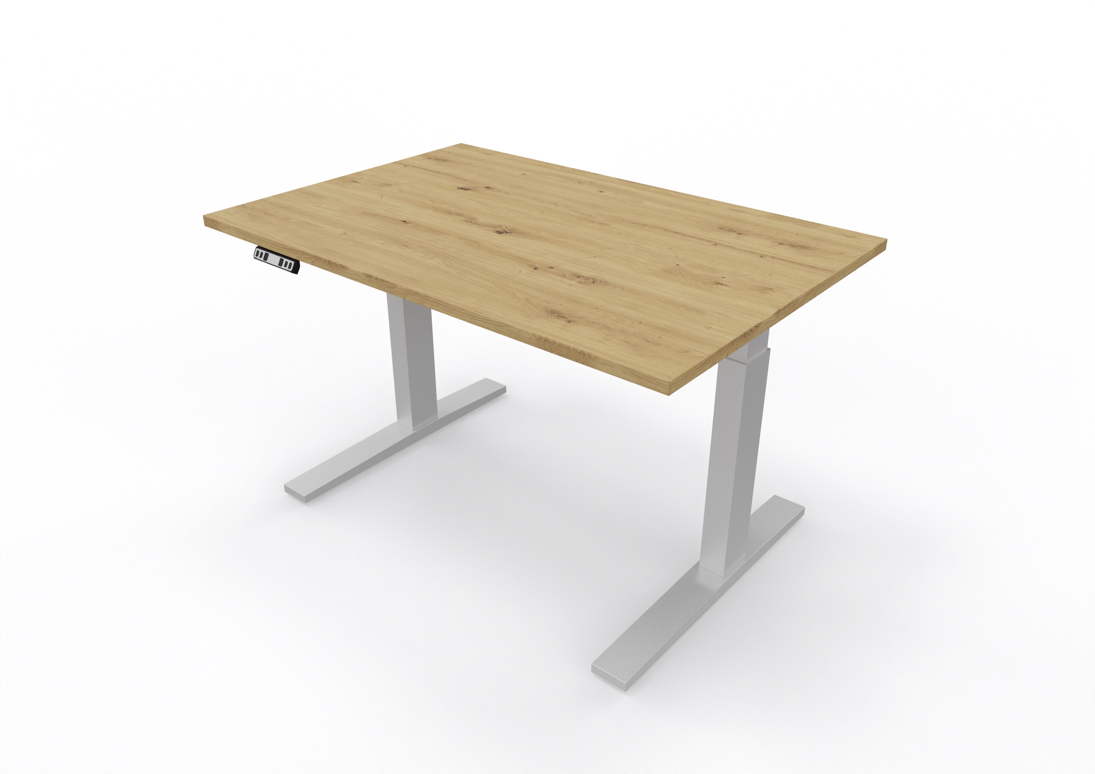 Ergonomischer Office Schreibtisch B: 120 cm, 70-120 cm, elektrisch höheneinstellbar 