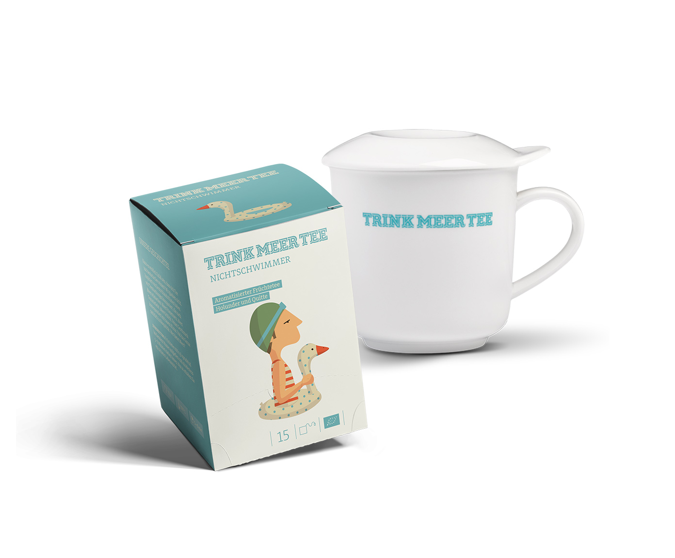 Teebeutel "Nichtschwimmer" - Früchtetee TRINK MEER TEE