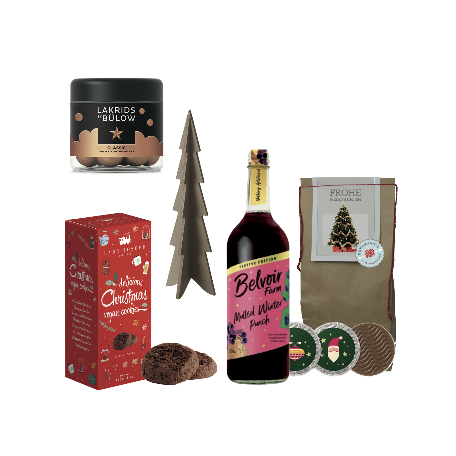 Geschenkset "Oh du Fröhliche"- 3 Geschenktüte