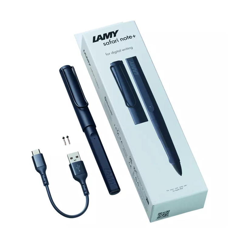 Lamy stylus pen safari note+ - steelblack für das Apple iPad