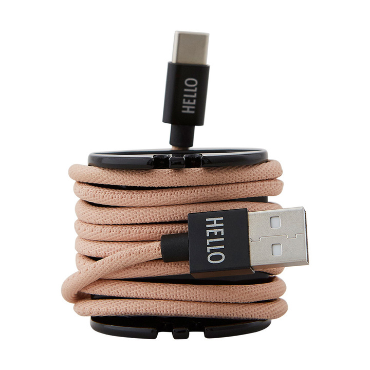 Design Letters MyCable USB-C-Kabel rosa