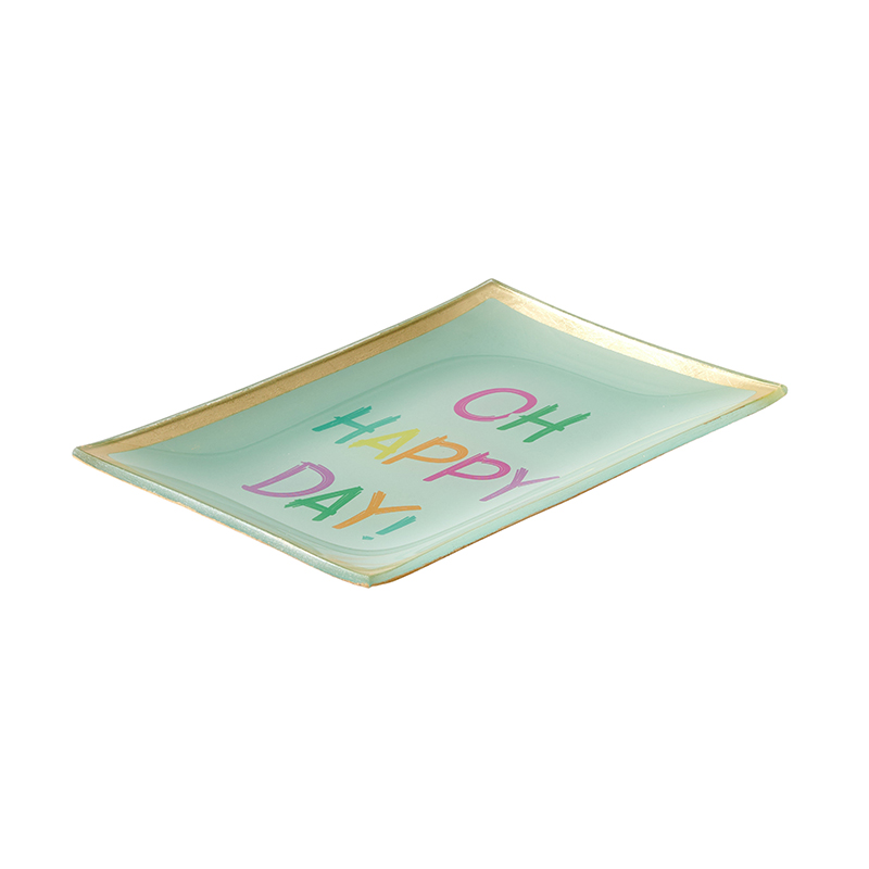 Love Plates Glasteller M - Oh happy Day