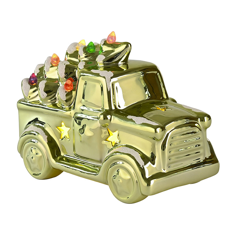 Luce - WeihnachtsTruck mit LED Beleuchtung, grün