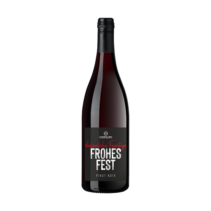 Rotwein - besinnliche Feiertage FROHES FEST, Pinot Noir