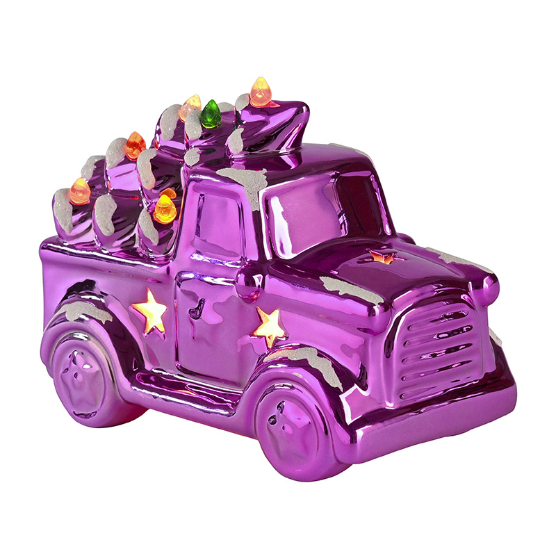 Luce - WeihnachtsTruck mit LED Beleuchtung, pink