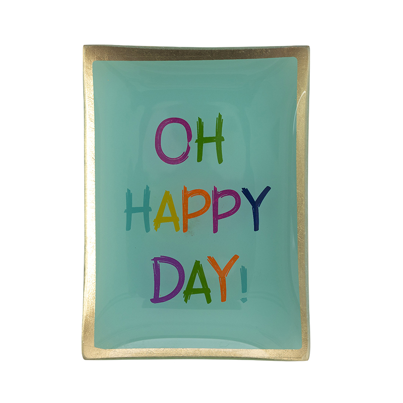 Love Plates Glasteller M - Oh happy Day