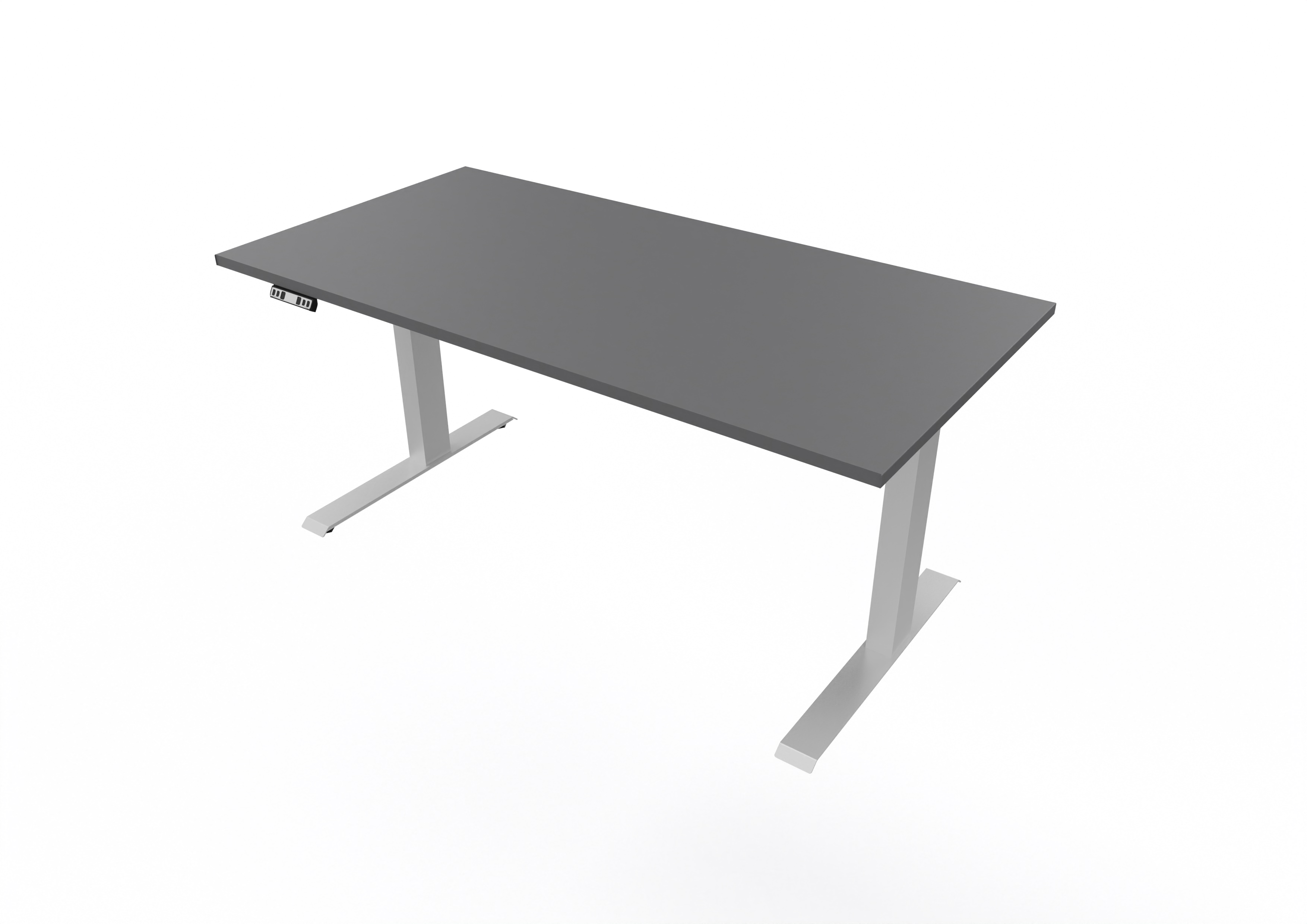 Schreibtisch B: 160 cm, Office, 64-129 cm, elektrisch höheneinstellbar