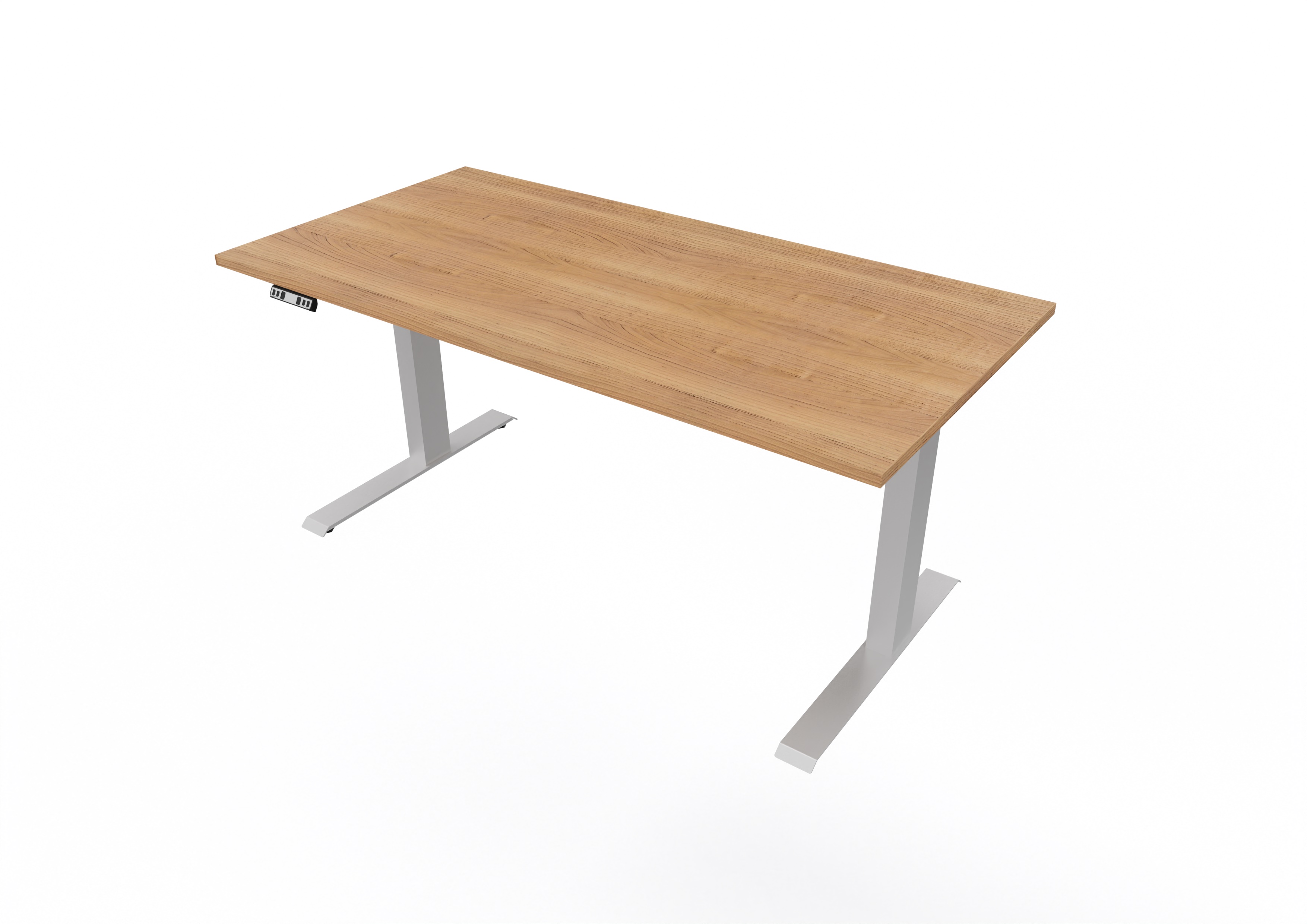 Schreibtisch B: 160 cm, Office, 64-129 cm, elektrisch höheneinstellbar