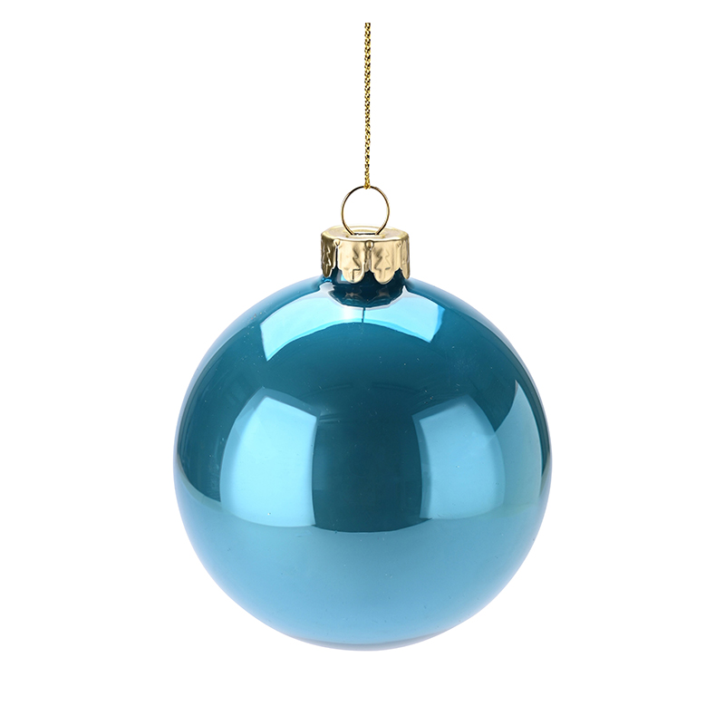 Weihnachtskugel - Opal, 8 cm, blau Weihnachtskugel - Opal, 8 cm, blau