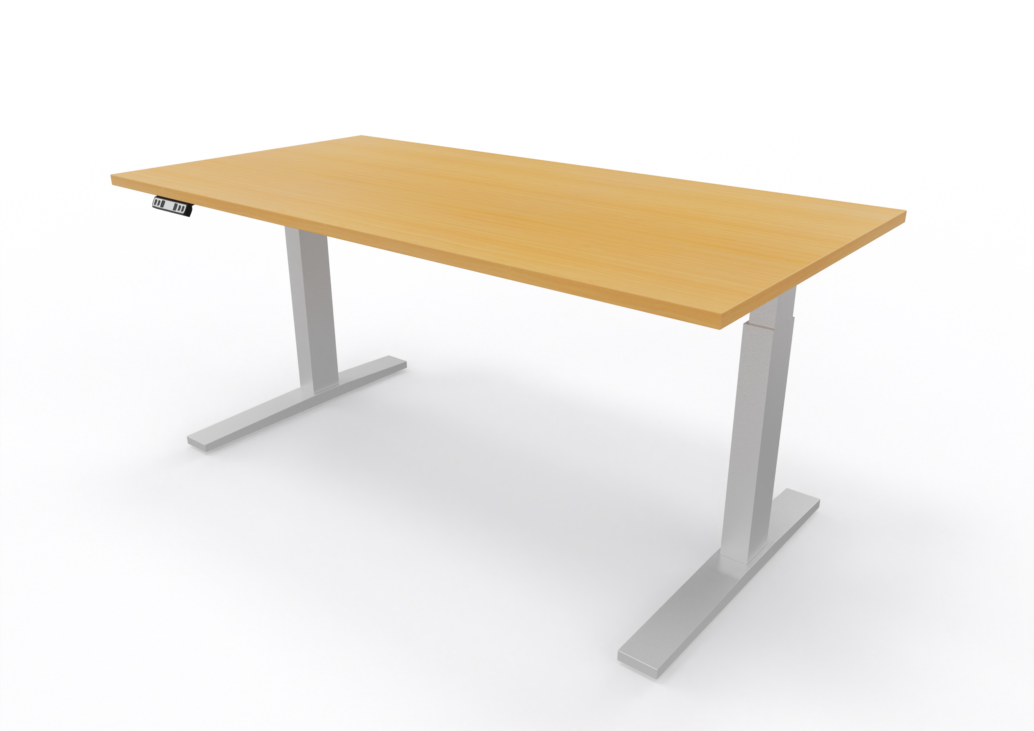 Schreibtisch B: 160 cm, 70-120 cm, Office, elektrisch höheneinstellbar