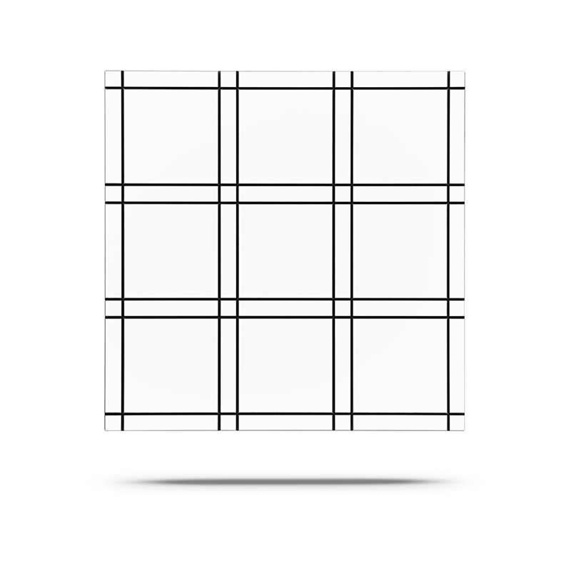 Pixel MONDRIAN Einsteckrahmen für Fotos und Postkarten weiß