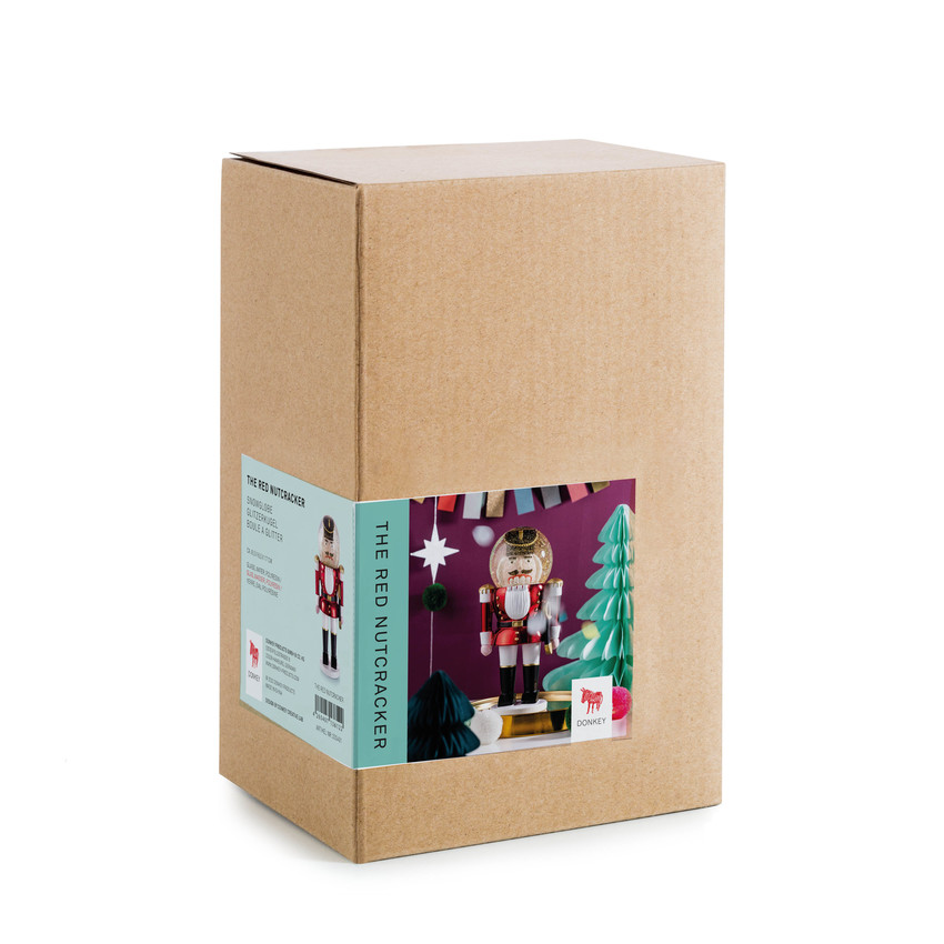 Nussknacker Schneekugel klein