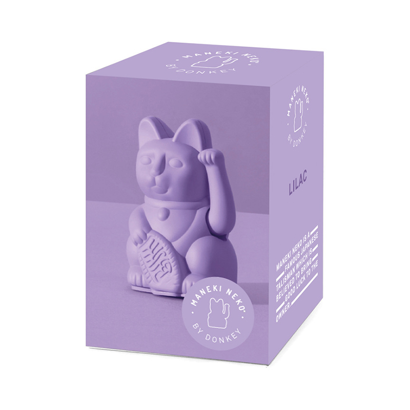 Lucky Cat mini, Winkekatze, lila