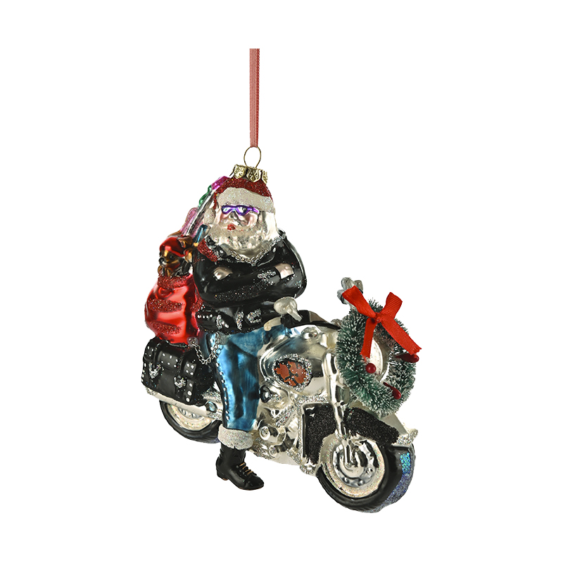 Hänger - Santa auf Bike