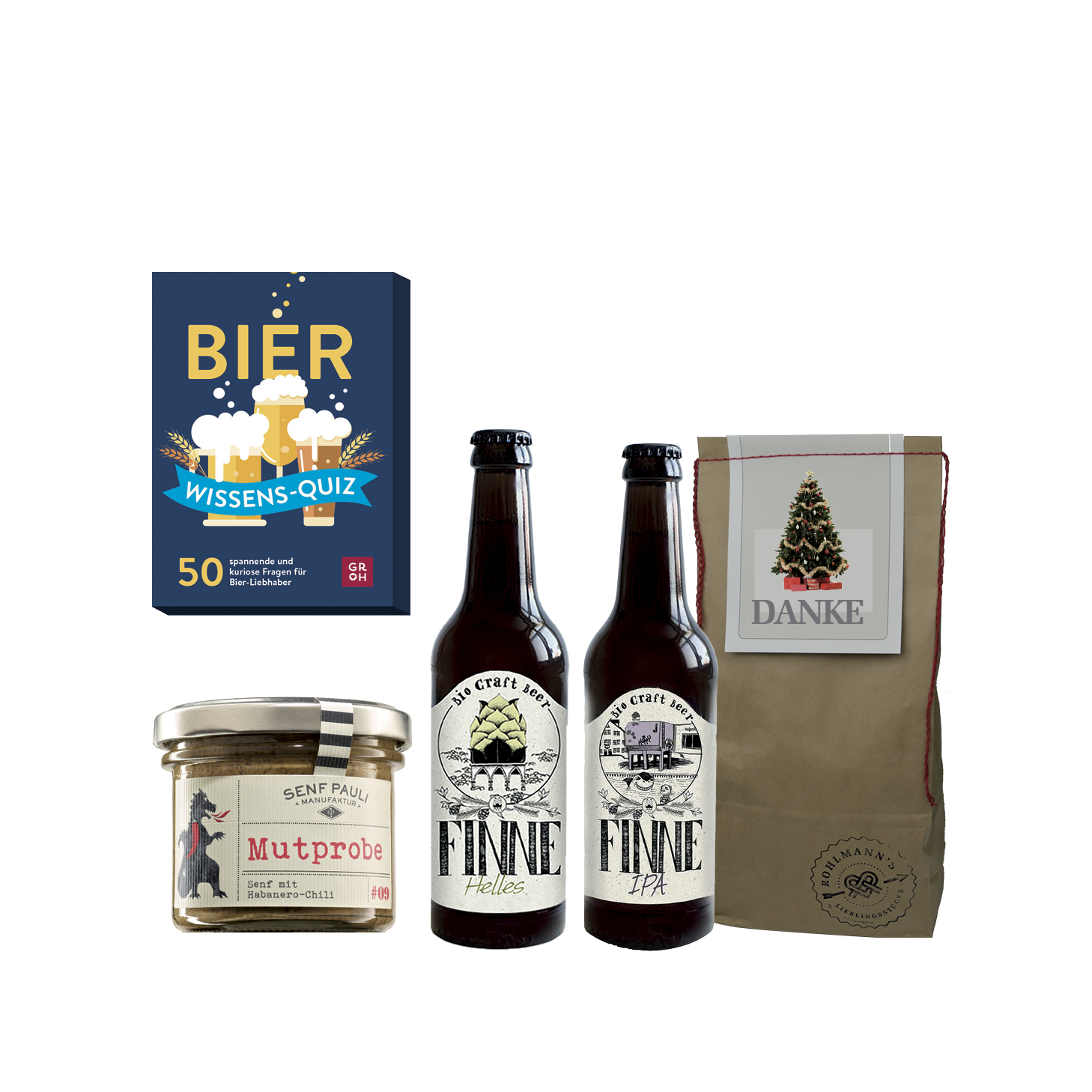 Geschenkset "Biertüte"- Geschenktüte