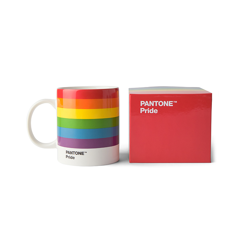 Pantone Porzellan-Becher Pride - Regenbogen