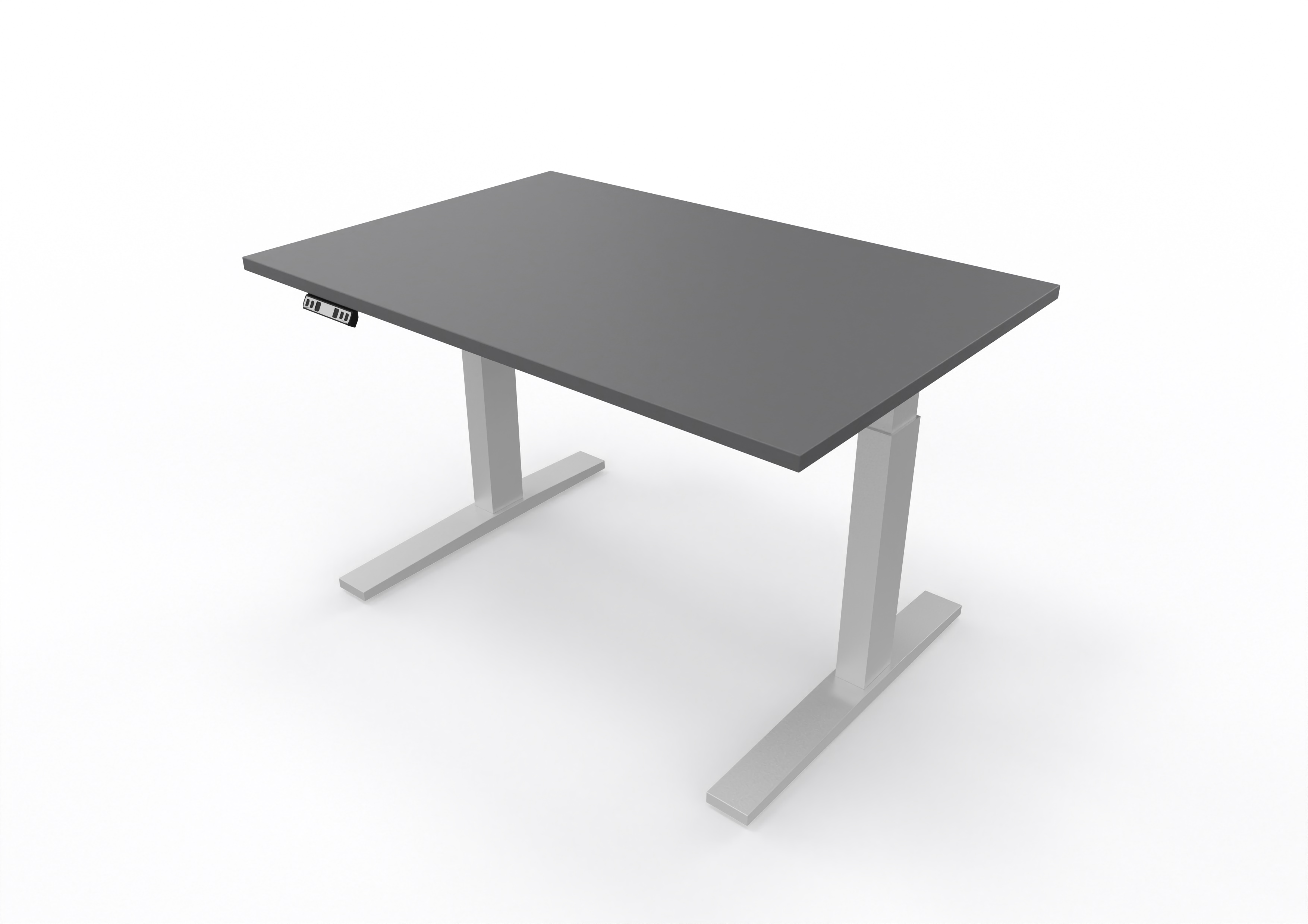 Schreibtisch B: 120 cm, 70-120 cm, Office, elektrisch höheneinstellbar 