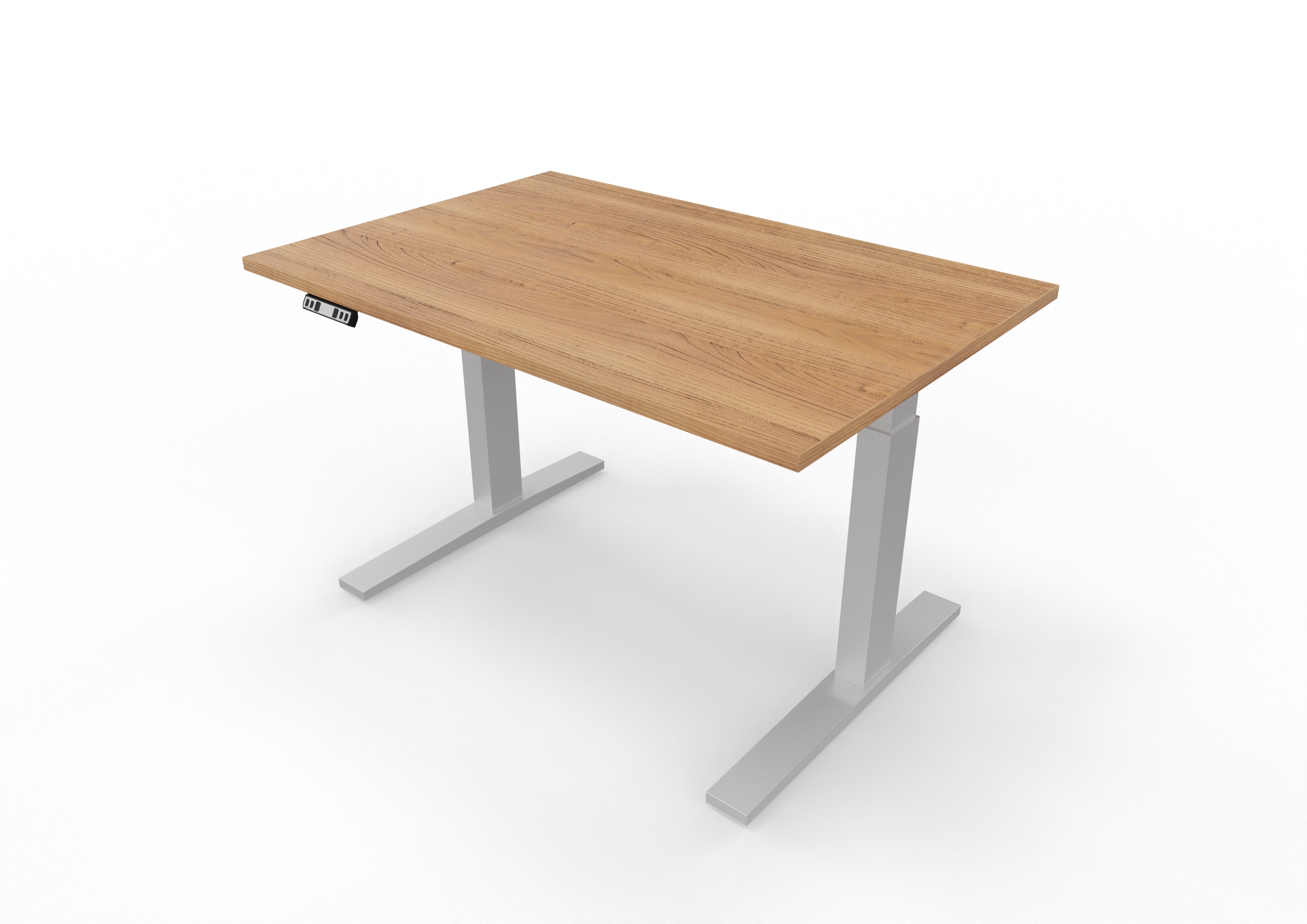 Schreibtisch B: 120 cm, 70-120 cm, Office, elektrisch höheneinstellbar 