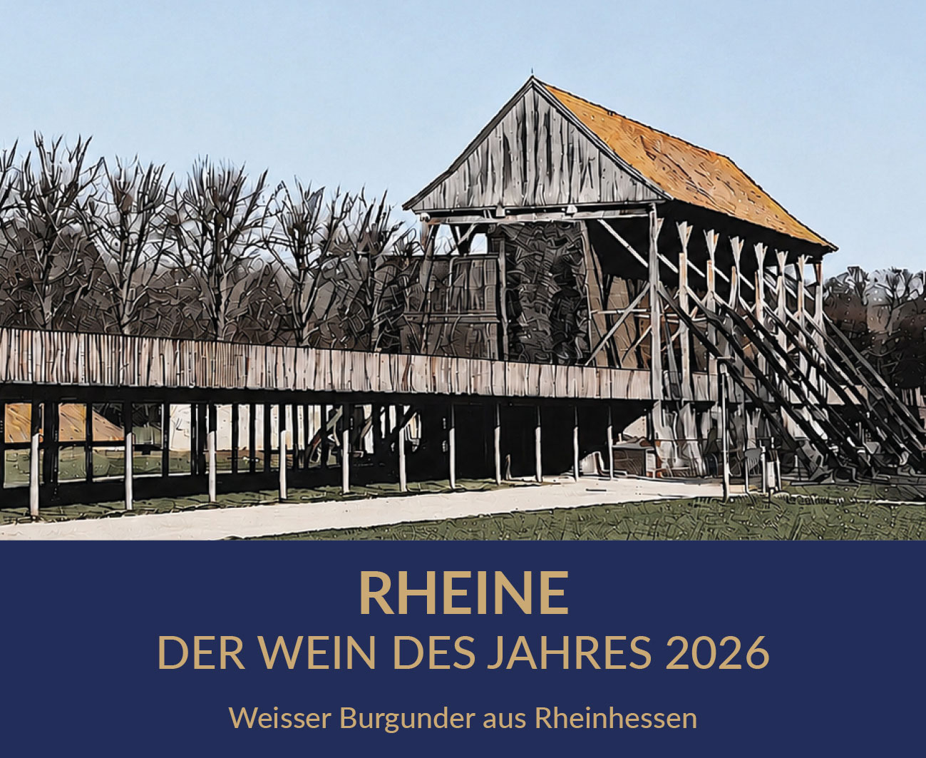 Weißwein "Rheine Wein des Jahres 2026" Weißer Burgunder 0,75l, 12,5% Vol.