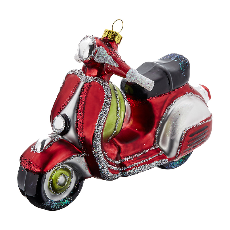 Hänger, Motorroller, rot