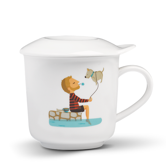 Teebecher "Rückenwind" TRINK MEER TEE
