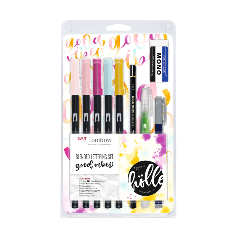 Tombow Blended Lettering-Set "Good Vibes" 9-teilig