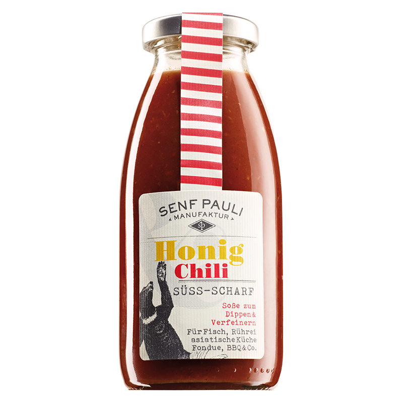 Soße "Chili & Honig" von Senf Pauli